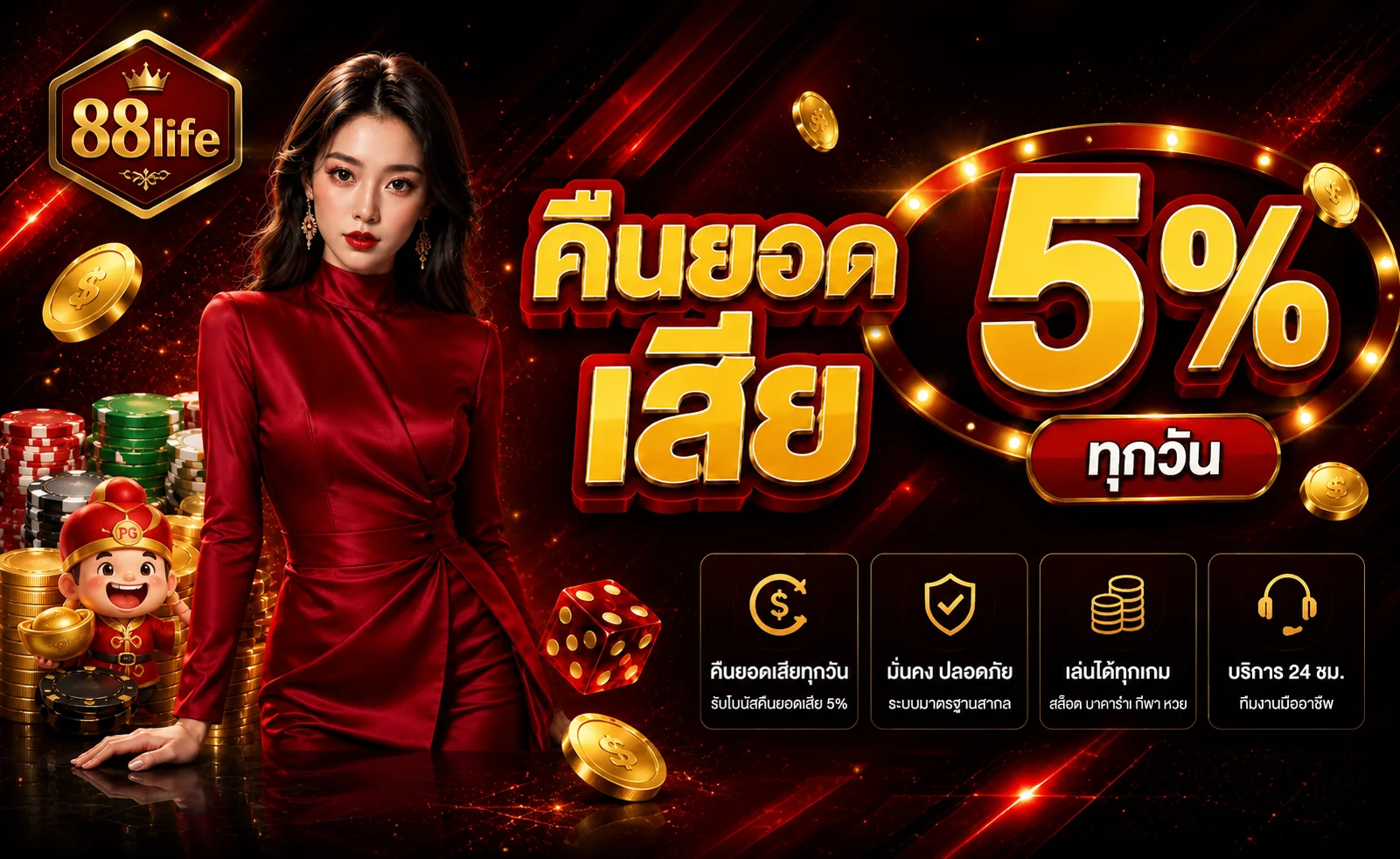 88life โปรโมชั่นคืนยอดเสียรายวัน